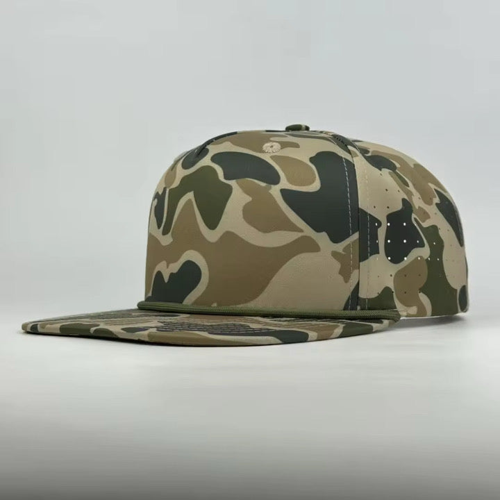 Retro Duck 5 Panel Flatbill Waterproof