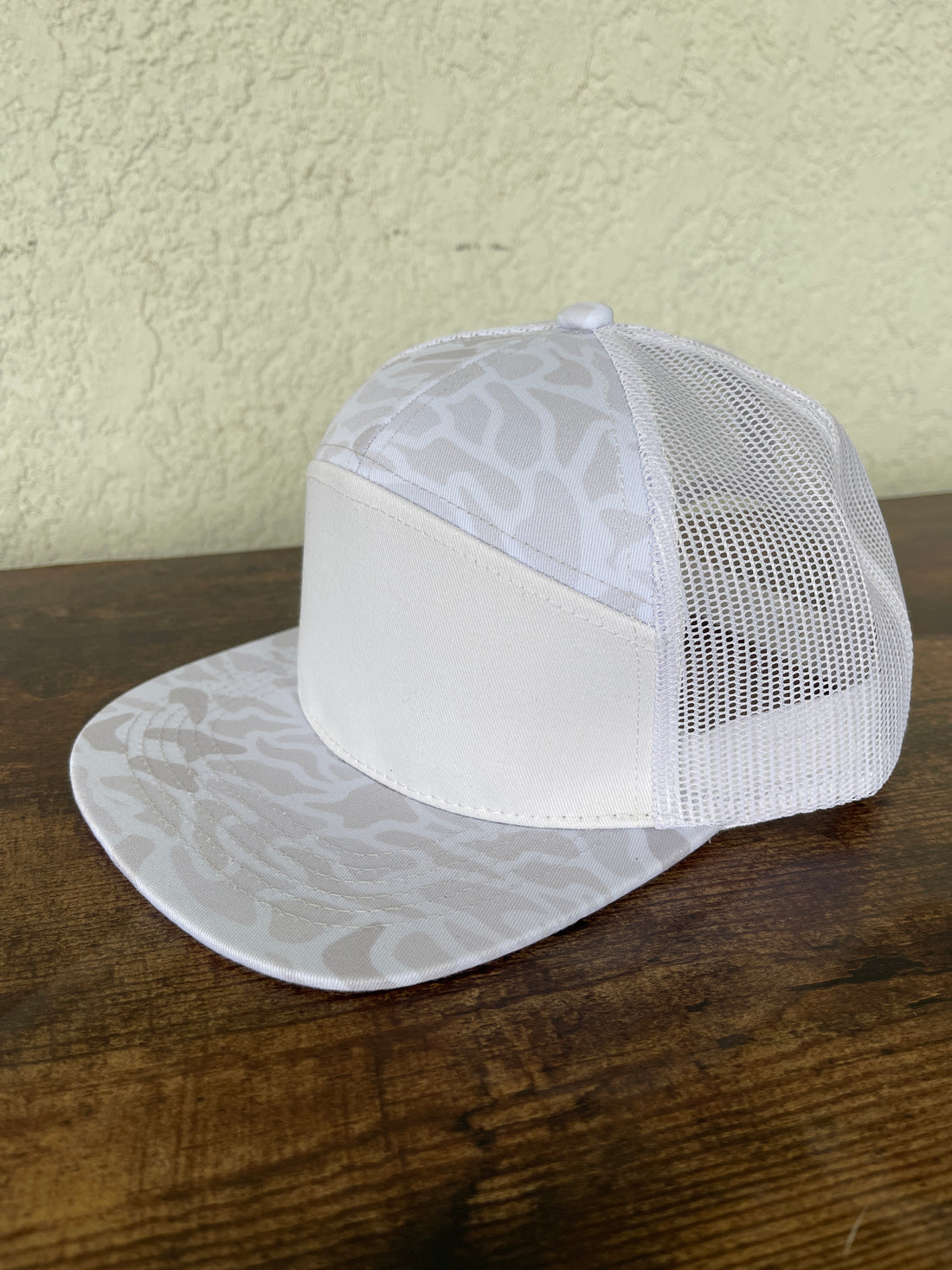 White Camo 7 Panel (ADULT)