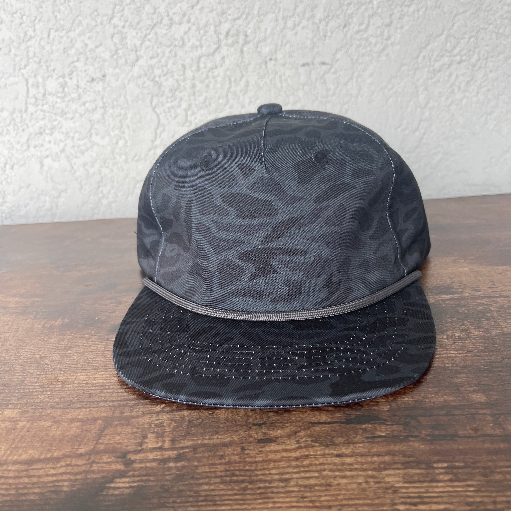 Black Camo 5 panel unstructured (ADULT)