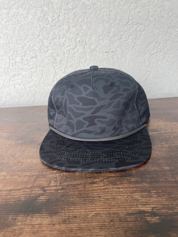 Black Camo 5 panel unstructured (ADULT)