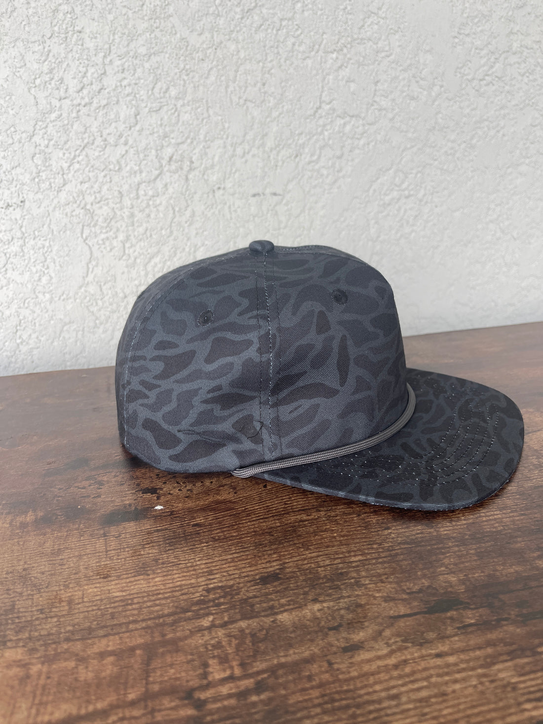 Black Camo 5 panel unstructured (ADULT)